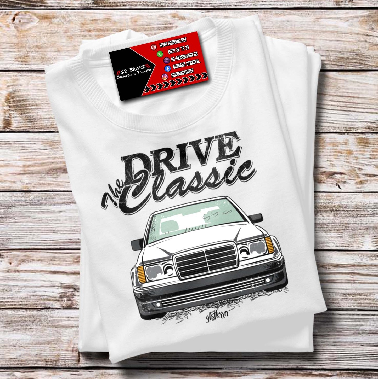 Тениска Mercedes 124 Classic