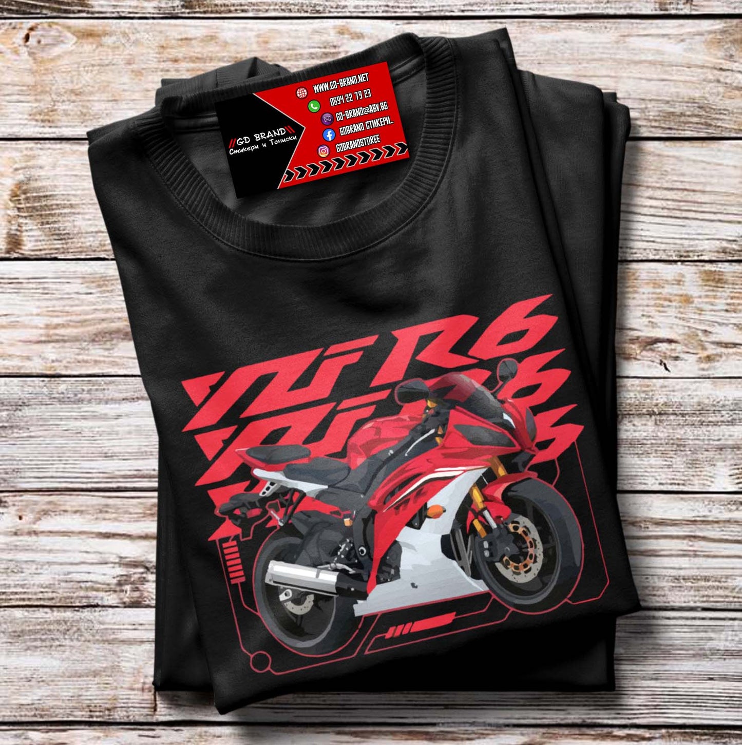 Тениска Yamaha R6