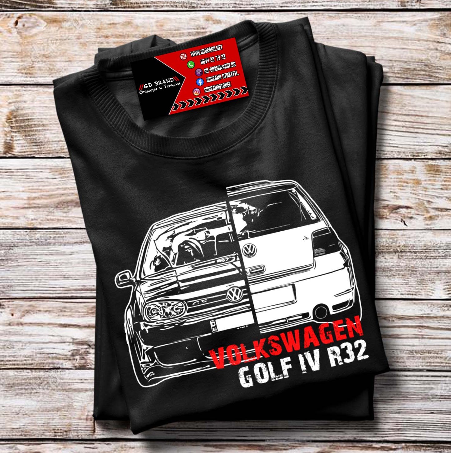 Тениска VW Golf MK4 R32