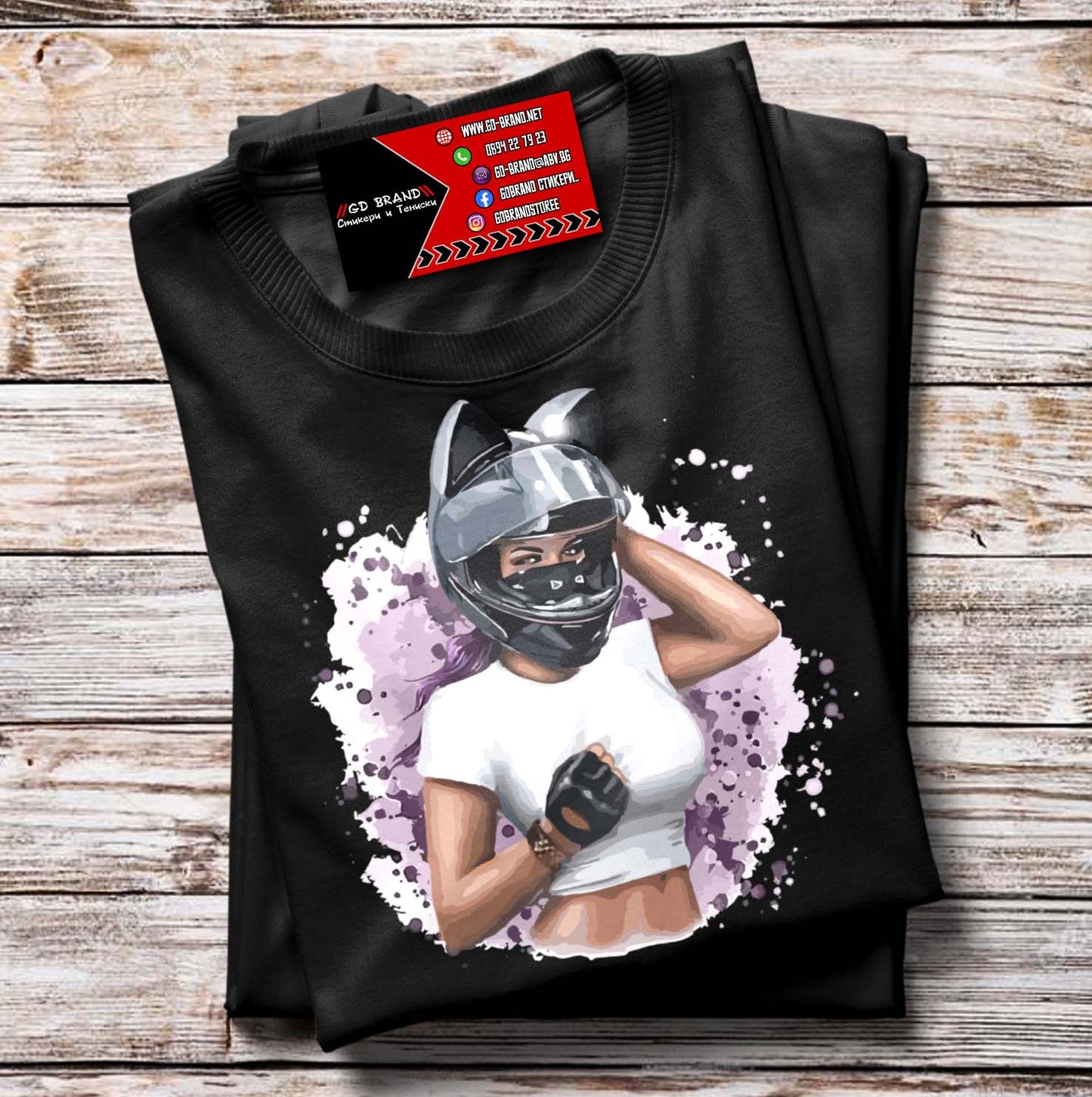 Тениска Moto Girl
