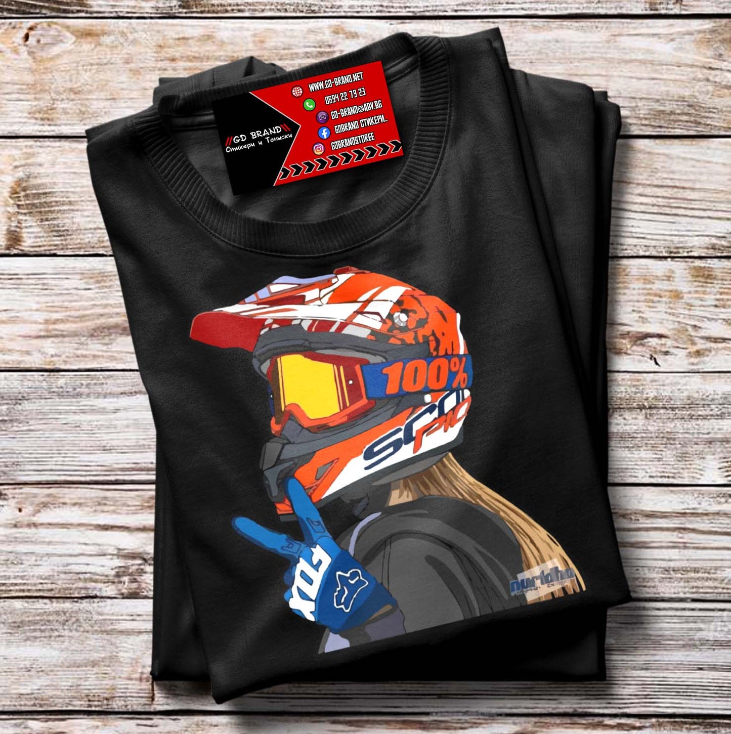 Тениска Moto Girl