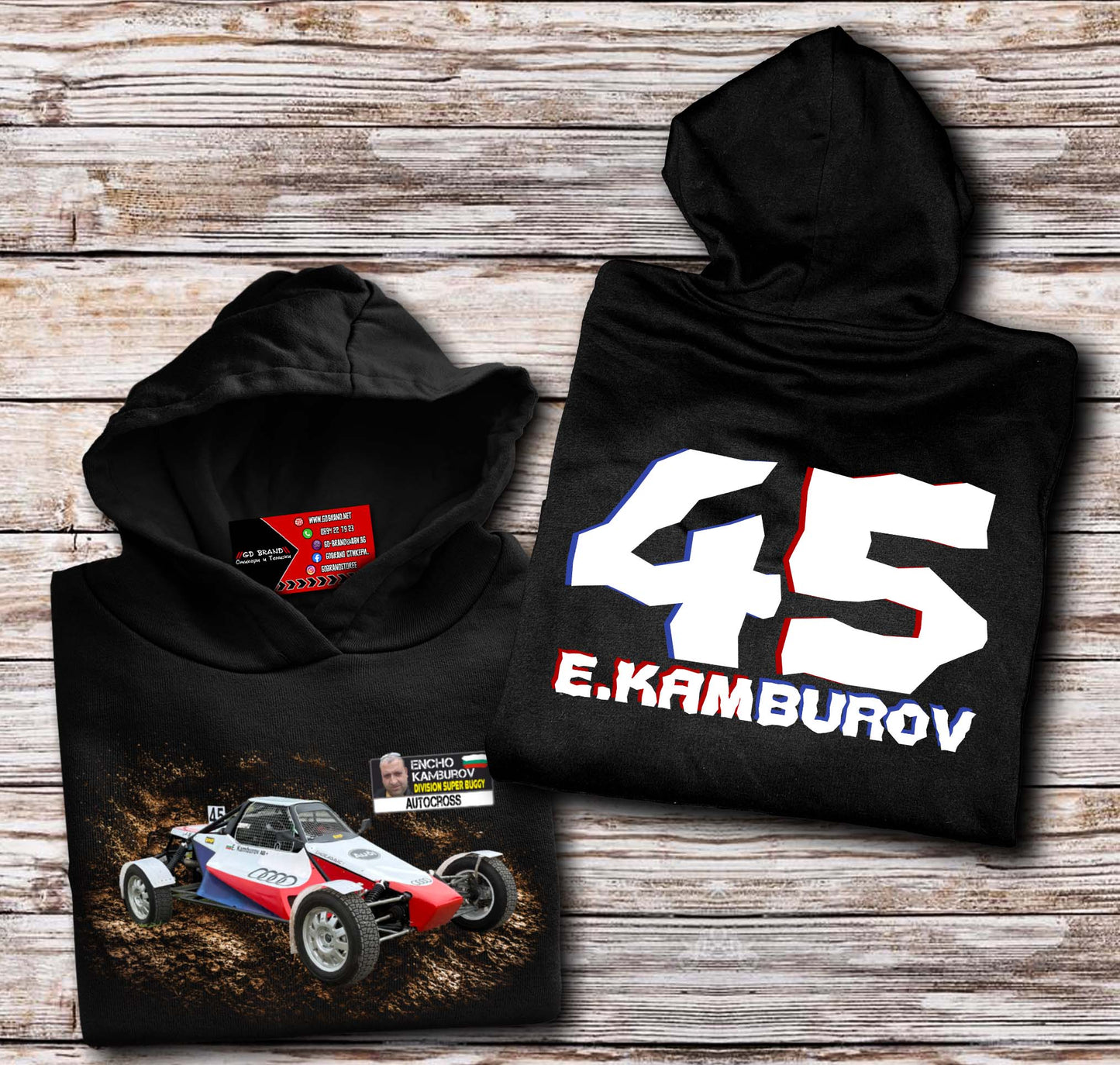 Автокрос Енчо Камбуров 45 + НОМЕР