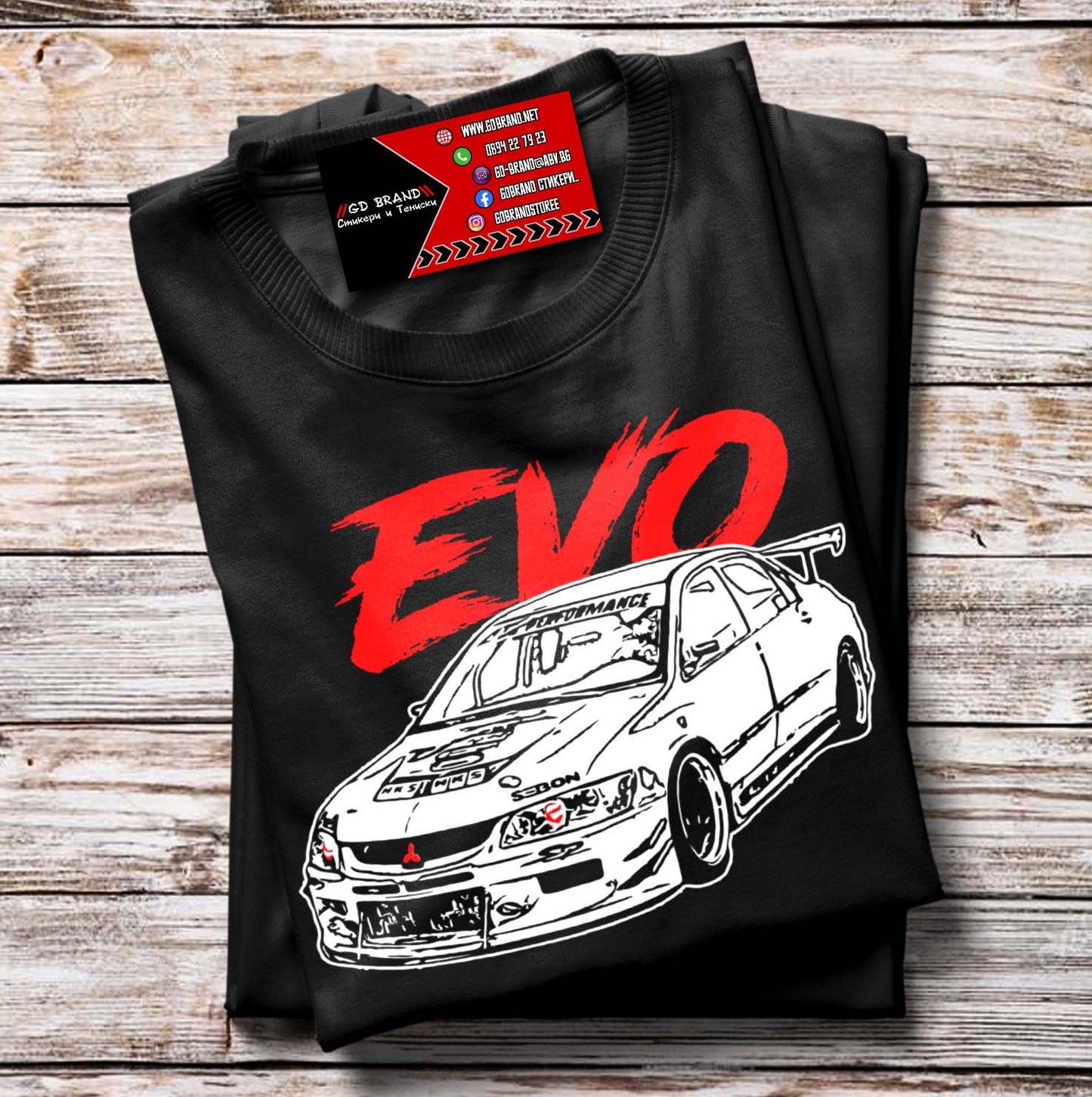 Тениска Mitsubishi Evolution