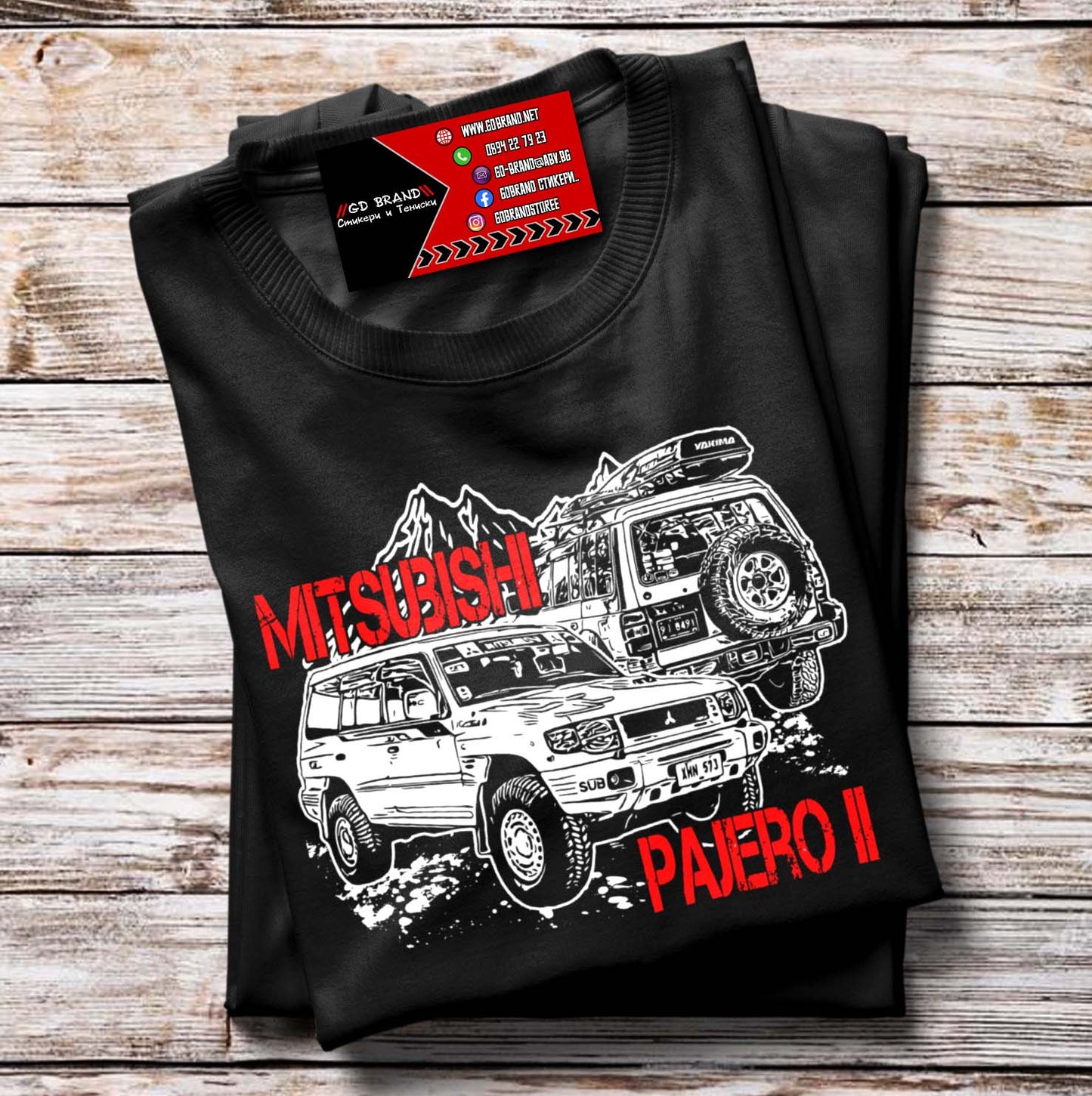 Тениска Mitsubishi Pajero 2