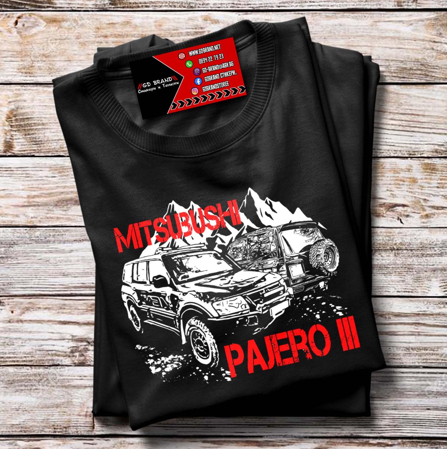 Тениска Mitsubishi Pajero 3