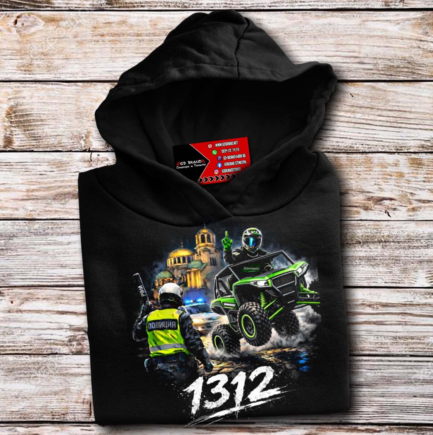 Тениска UTV Kawasaki 1312