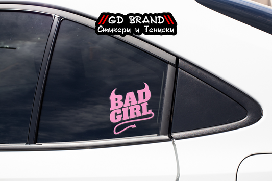 Стикер "BAD GIRL"